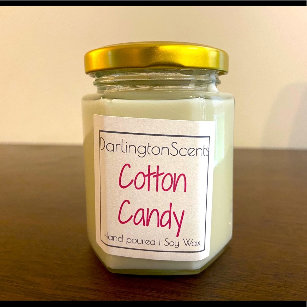 Cotton candy candle